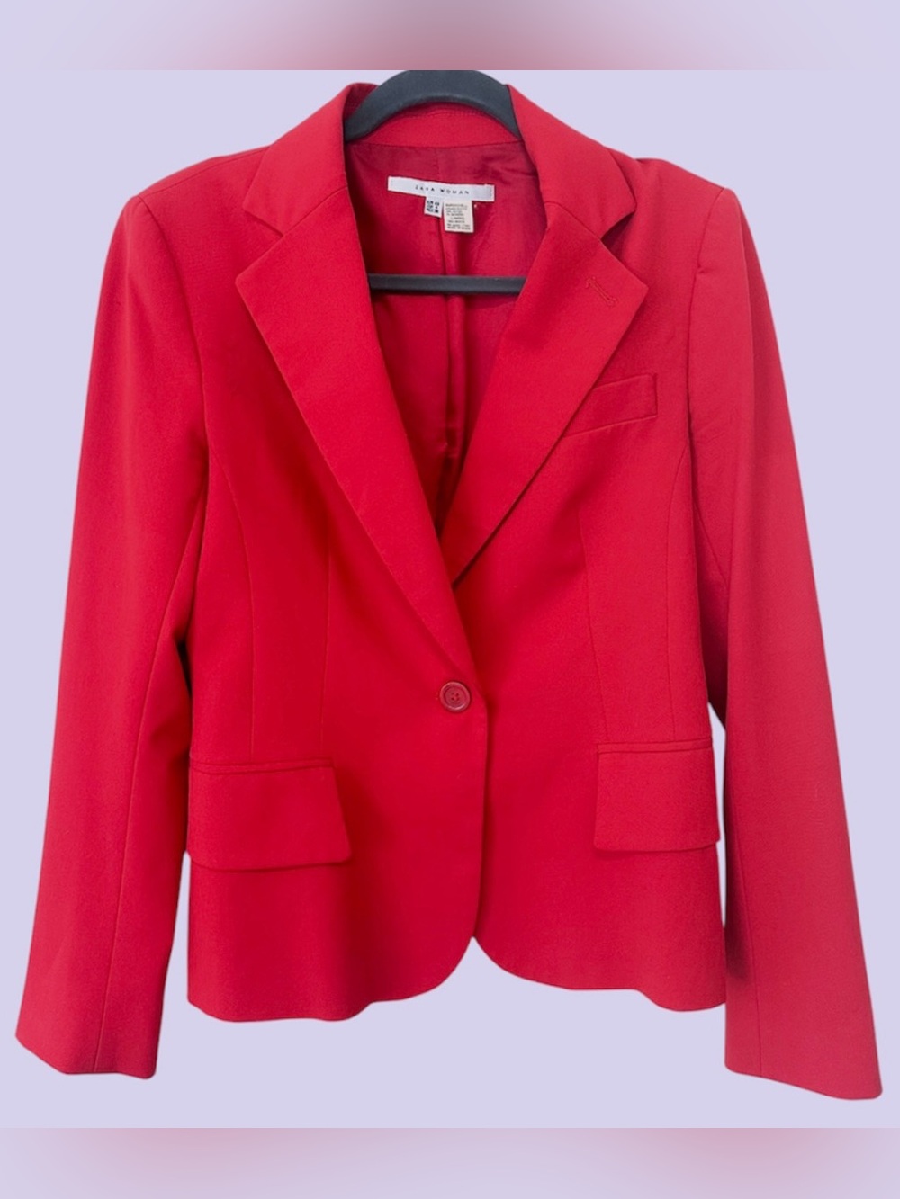 Zara Cherry Red Blazer